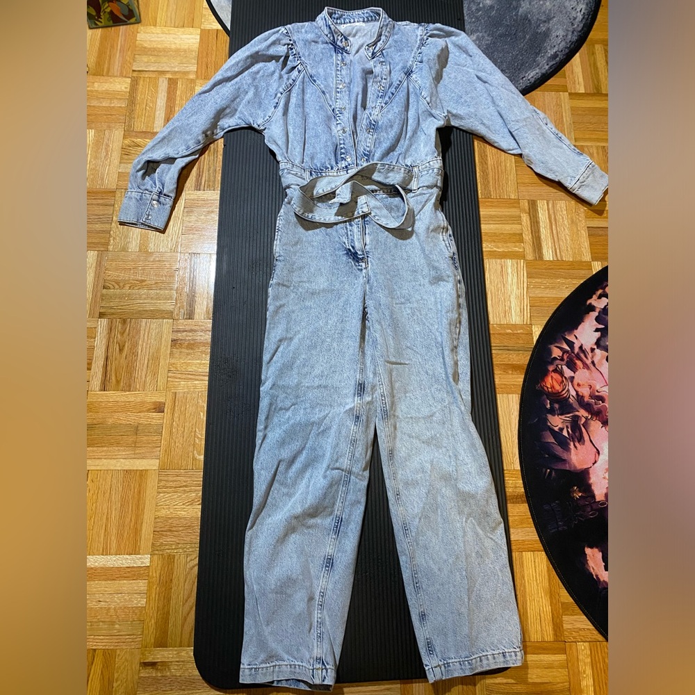 Mango jeans jumpsuit size S